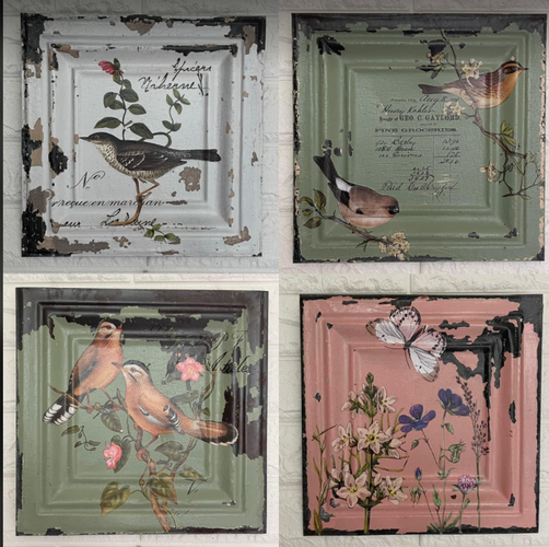 Hand Designed Ceiling Tiles