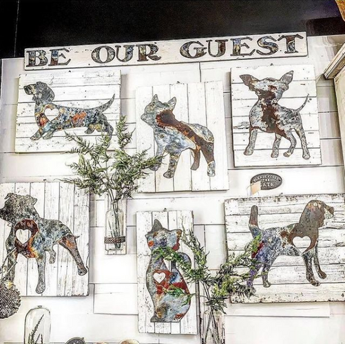 Customized Oxidized Tin Signs