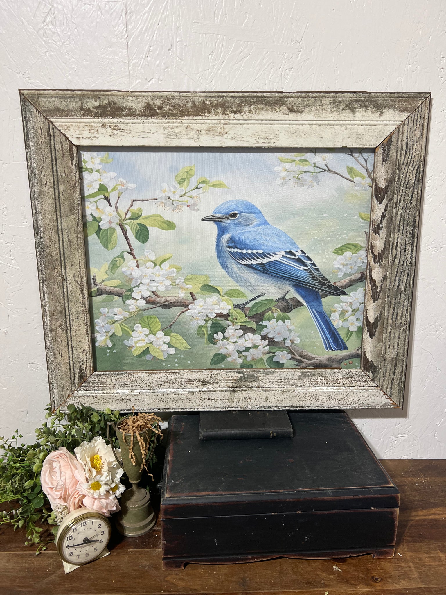 Bluebird in the Dogwood