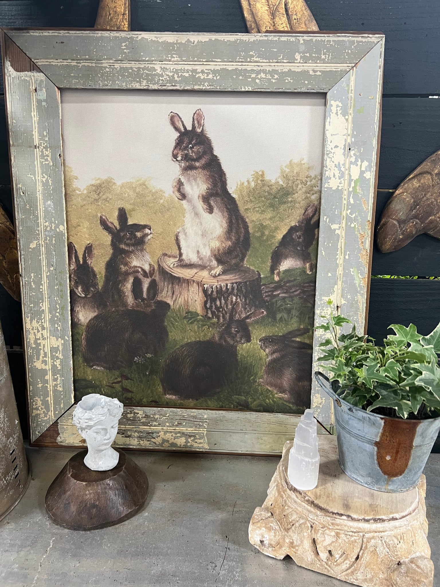 Bunny’s on Log