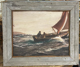 Two men in a boat